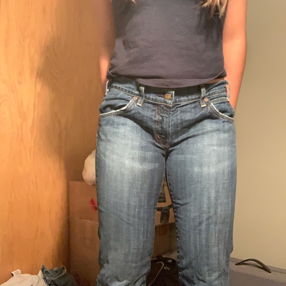 Citizens of Humanity Low Rise Wide Leg Jeans